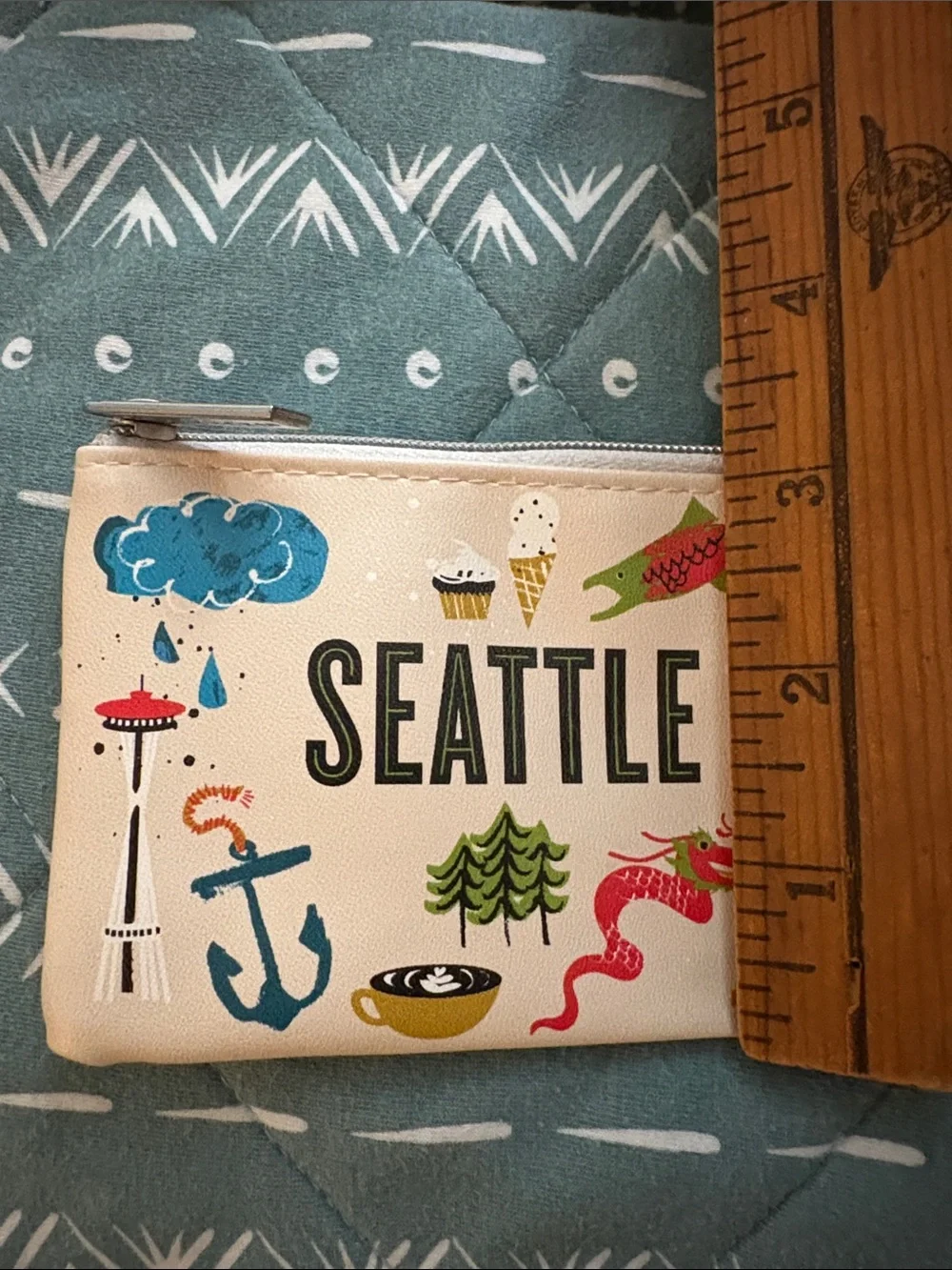STARBUCKS ‘Seattle’ Card Holder Key Ring Coin Pouch